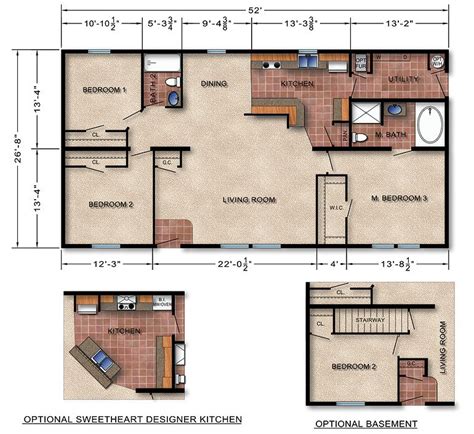 Michigan Modular Home Floor Plan 112 When Stairs Added I Like The Entry