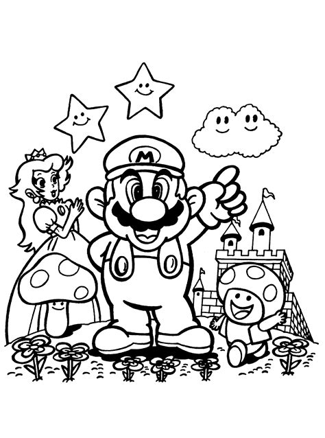 Mario A Colorier Coloring Pages