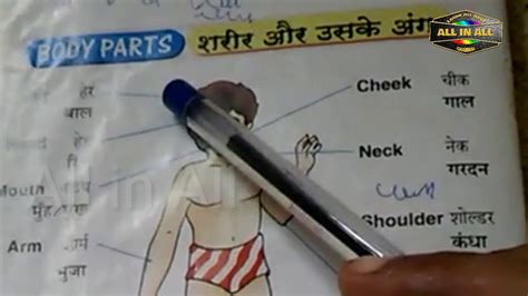 Your body is made up of hundreds of different parts. Body Parts in Hindi and English through Tamil language ...