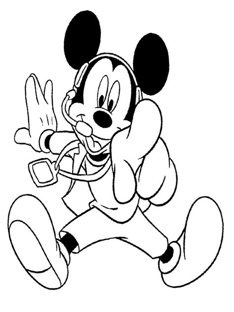 Dibujos Para Colorear Mickey Mouse Para Niños
