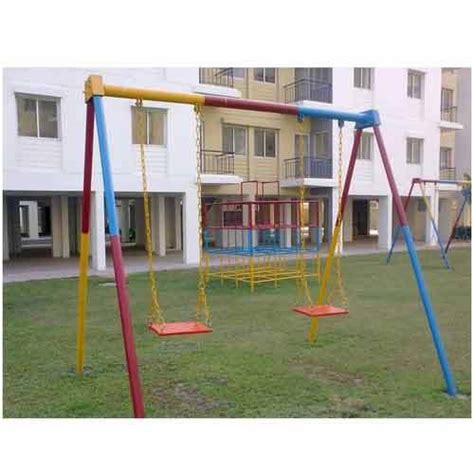 Frp Outdoor Double Seated Swing For Park Seating Capacity 2 4 At Rs