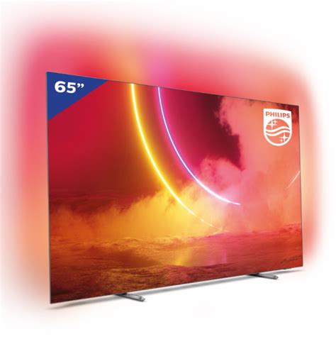 Philips Oled805 Series 4k Uhd Led Smart Tv With Ambilight 3 Sided 139cm