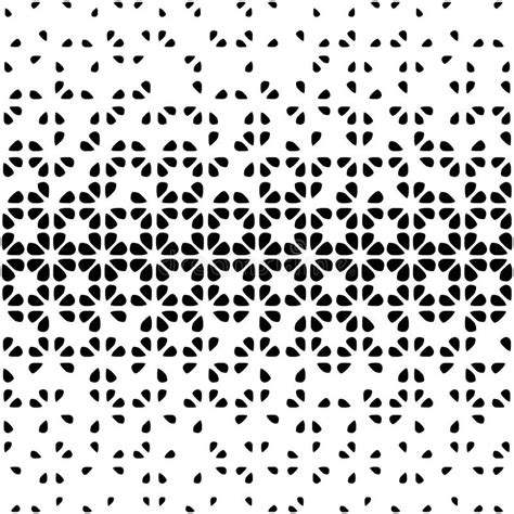 Seamless Abstract Black And White Background Stock Vector