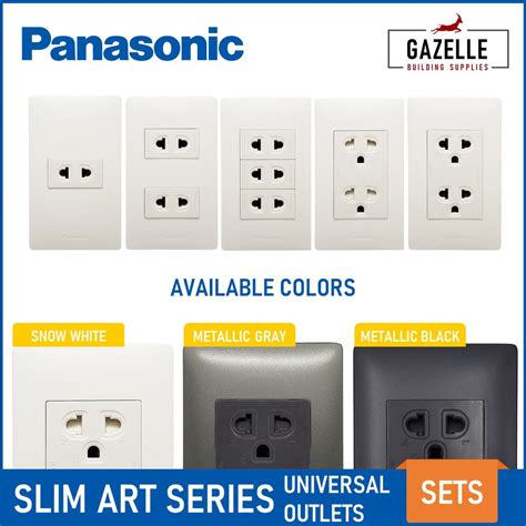 Panasonic Slim Art Universal Plug Outlets Shopee Philippines