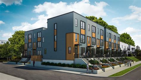 Modern Row Houses To Go Up Near Museum District Scotts Addition