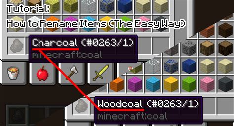 How To Rename Items The Easy Way 112 Minecraft Blog