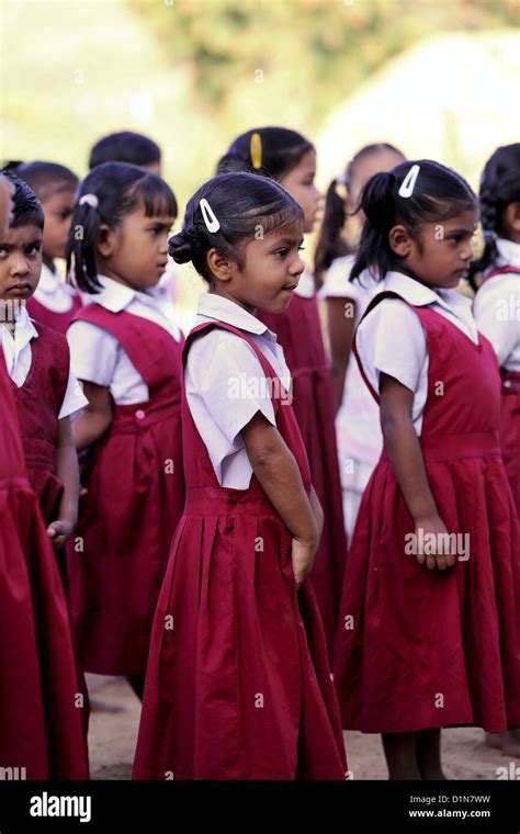 Indian School Children Andhra Pradesh South India Stock Photo Alamy