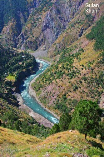 Awesome View Of The Kaghannaran Beautiful River And Mountains Swat