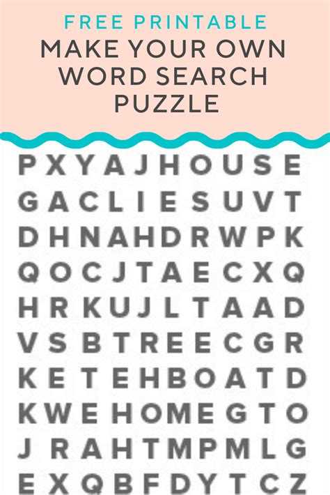 Free Word Search Puzzle Maker Freedomreter