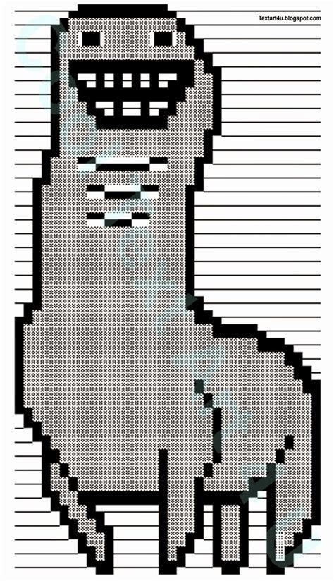 The best source to copy all types of cool text symbol. Bunchie The Llama ASCII Text Art Codes | Cool ASCII Text Art 4 U