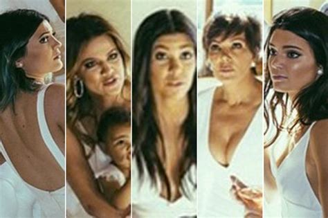 What Do The Faces Of The Kardashian Bridesmaids Say As They Gaze At
