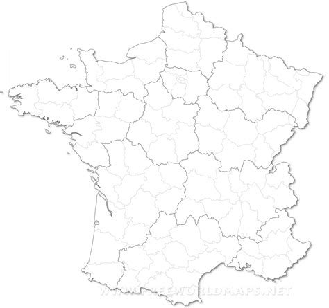 France Political Map With Cities French Provincial Map Area Map Of