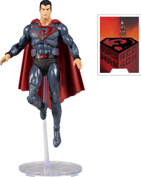 Mcfarlane Toys Dc Multiverse Figura De Acción De Superman Red Son