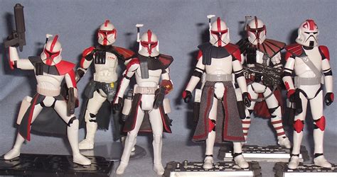 Clone Wars Red Arc Troopers Hasbros Clone Wars Red Arc T Flickr