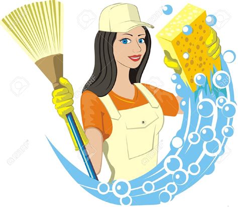 Cartoon Cleaning Lady Clipart Free Download On Clipartmag