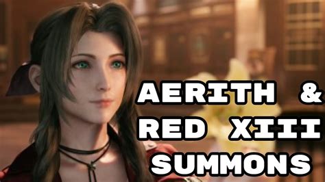 Aerith And Red Xiii Summons Ffbe Final Fantasy Brave Exvius Youtube