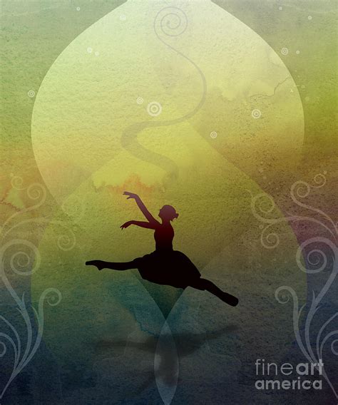 Ballet In Solitude Color Verde Digital Art By Peter Awax Fine Art