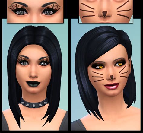 My Sims 4 Blog Halloween Makeup By Erae013