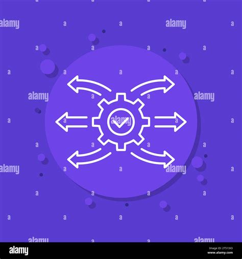Deployment Icon Project Execution Line Vector Stock Vector Image And Art