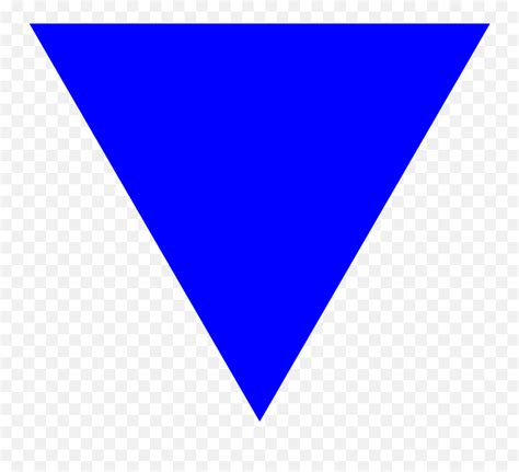 Blue Triangle Blue Upside Down Triangle Pngblue Triangle Png Free