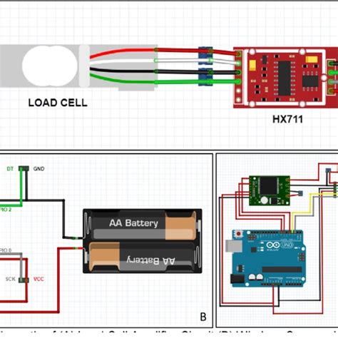 Fritzing Schematic Of A Load Cell Amplifier Circuit B Wireless