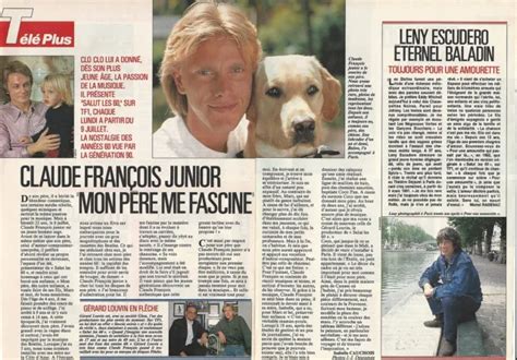 Coupure De Presse Clipping Claude Fran Ois Junior Page Eur Picclick Fr