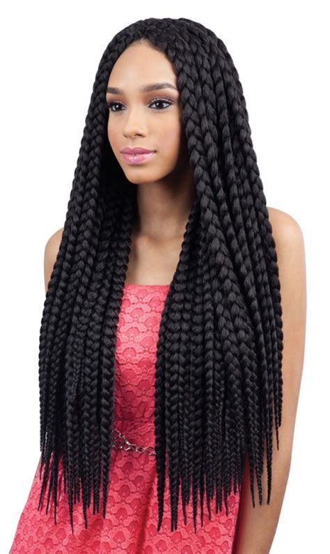 To make box braids, the entire head of hair is parted into boxes and each section is specific styles for box braids. Jumbo box braids - Amazing Long Term Protective Style ...