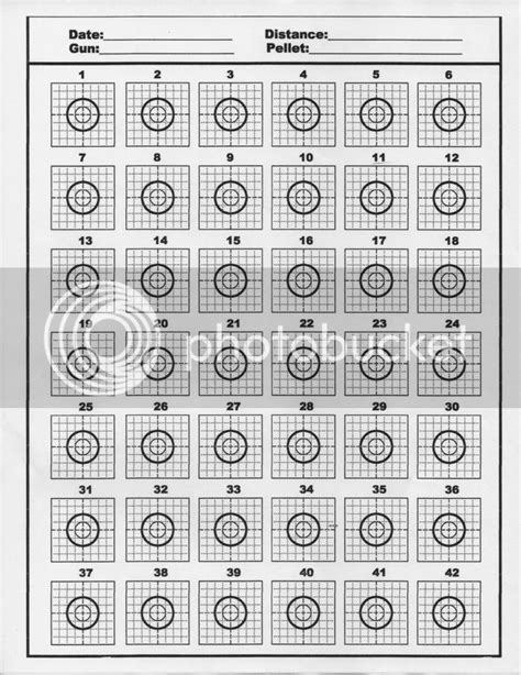 Printable Airgun Targets