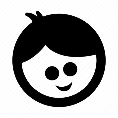 Boy Child Face Happy Kid Person Smiling Icon Download On Iconfinder