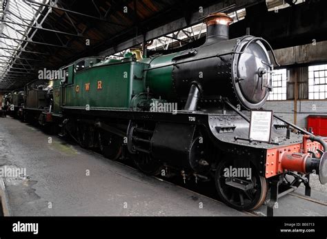 Engine Shed At Didcot Railway Centre With Steam Train 4144 Didcot
