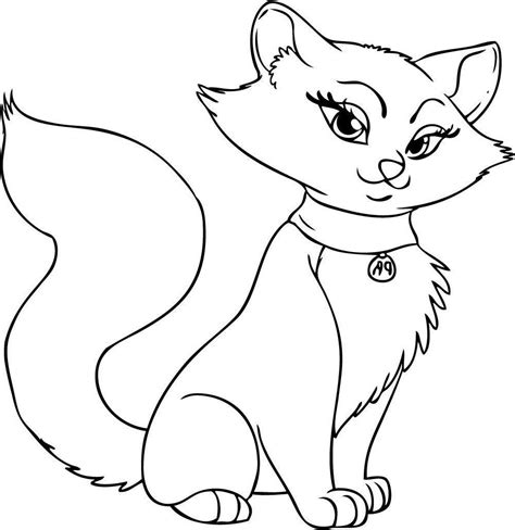 Free Printable Cat Coloring Pages For Kids Cute Cat Coloring Pages To