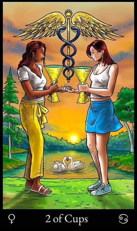 2 Of Cups ~ Tarot Minor Arcana Astromatrix Store