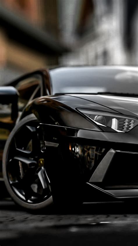 Lamborghini Aventador Matte Black Wallpaper Iphone