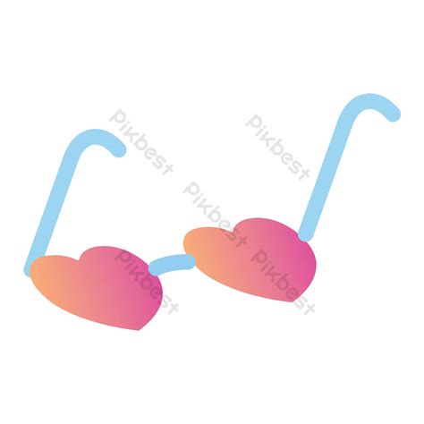 Cute Cartoon Glasses Png Element Png Images Psd Free Download Pikbest