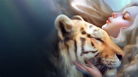 Tiger Girl Wallpapers Hd Wallpapers Id 12634
