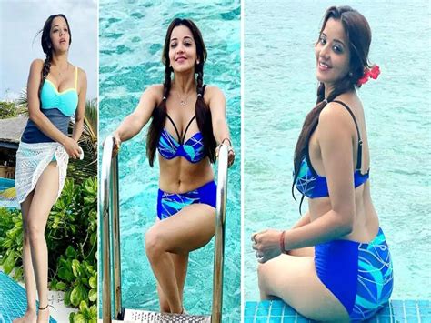 Bhojpuri Actresses Bold Photos Rani Chatterjee Monalisa Bhojpuri Actress In Swimsuit Bold Look
