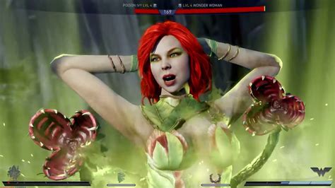 Wonder Woman Vs Poison Ivy Injustice 2 Ps4 4k Gameplay Youtube