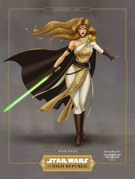 Avar Kriss Redesign By Steve Wayne Star Wars Characters Poster Star