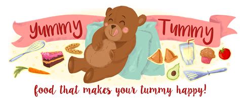Ramya Ramakrishnan Design - Yummy Tummy! Illustrated Logo