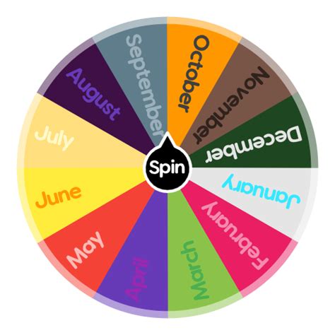 Months Spin The Wheel App