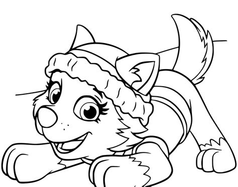 Skye And Everest Paw Patrol Coloring Page Paw Patrol Coloring Pages