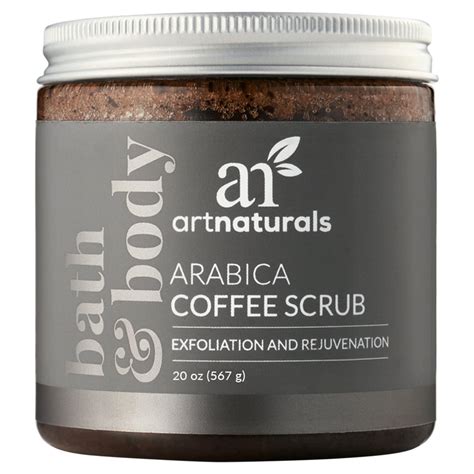 artnaturals arabica coffee body scrub 20 oz 567g