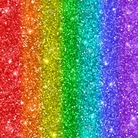 Multicolored Rainbow Glitter Background Vertical Stripes Vector