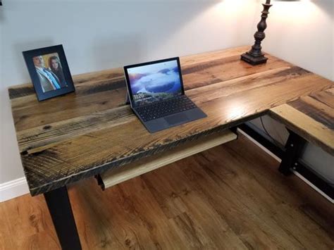 Reclaimed Wood Office Desk Barnwood Computer Desk Rustic Desk