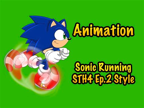 Sonic Running Sth4 Ep2 Style By Wingedknight7 On Deviantart