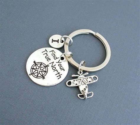It also increases the chances that photo stamps are a great gift for the guy who has everything. Personalized compass keychain gift for him Custom keychain ...