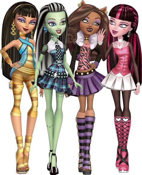 cleo de nile frankie stein clawdeen wolf and draculaura basic monster high pictures