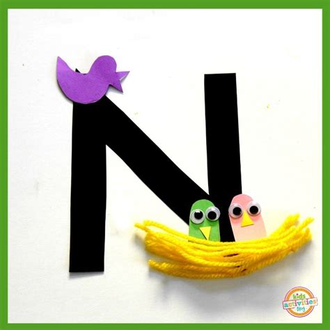 N Is For Nest Craft Preschool N Craft