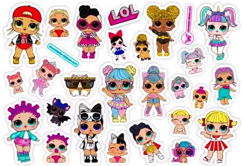 Pin By L T On Lol Lol Dolls Digital Download Etsy Buy Stickers