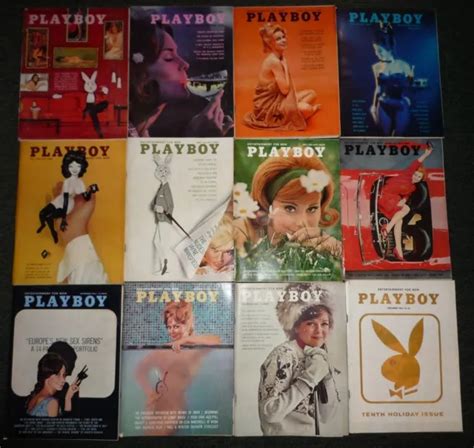 Lot Of Vintage Playboy Magazines From Picclick